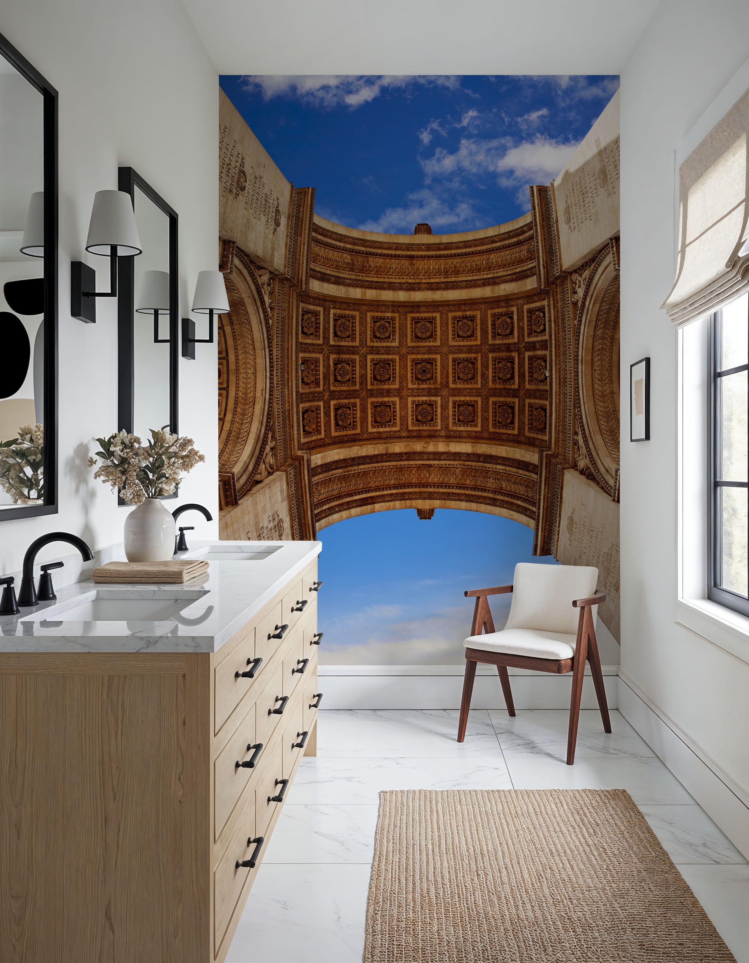 Arc De Triomphe in Paris Mural Wallpaper