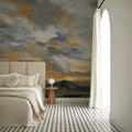 High Desert Sky I Navy Mural Wallpaper - room preview 06