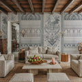 Flower Mountain, Stone Mural Wallpaper - room preview 06