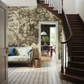 Enchanted Grove Tapestry, Beige Mural Wallpaper - room preview 06