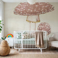 Woodland Mushroom II Honeybloom Mural Wallpaper - room preview 06