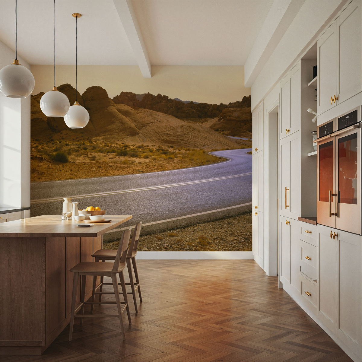 Sandstone Journey Mural Wallpaper - room preview 06