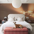 Faded Sunset Mural Wallpaper - room preview 06