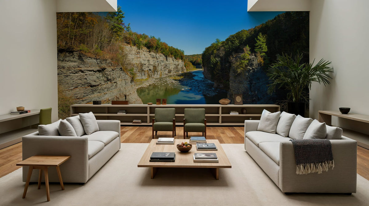 Follow Rivers Mural Wallpaper - room preview 06