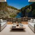 Follow Rivers Mural Wallpaper - room preview 06