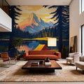 Travel Banff in Fall Mural Wallpaper - room preview 06