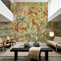 Pale Foliage Mural Wallpaper - room preview 06