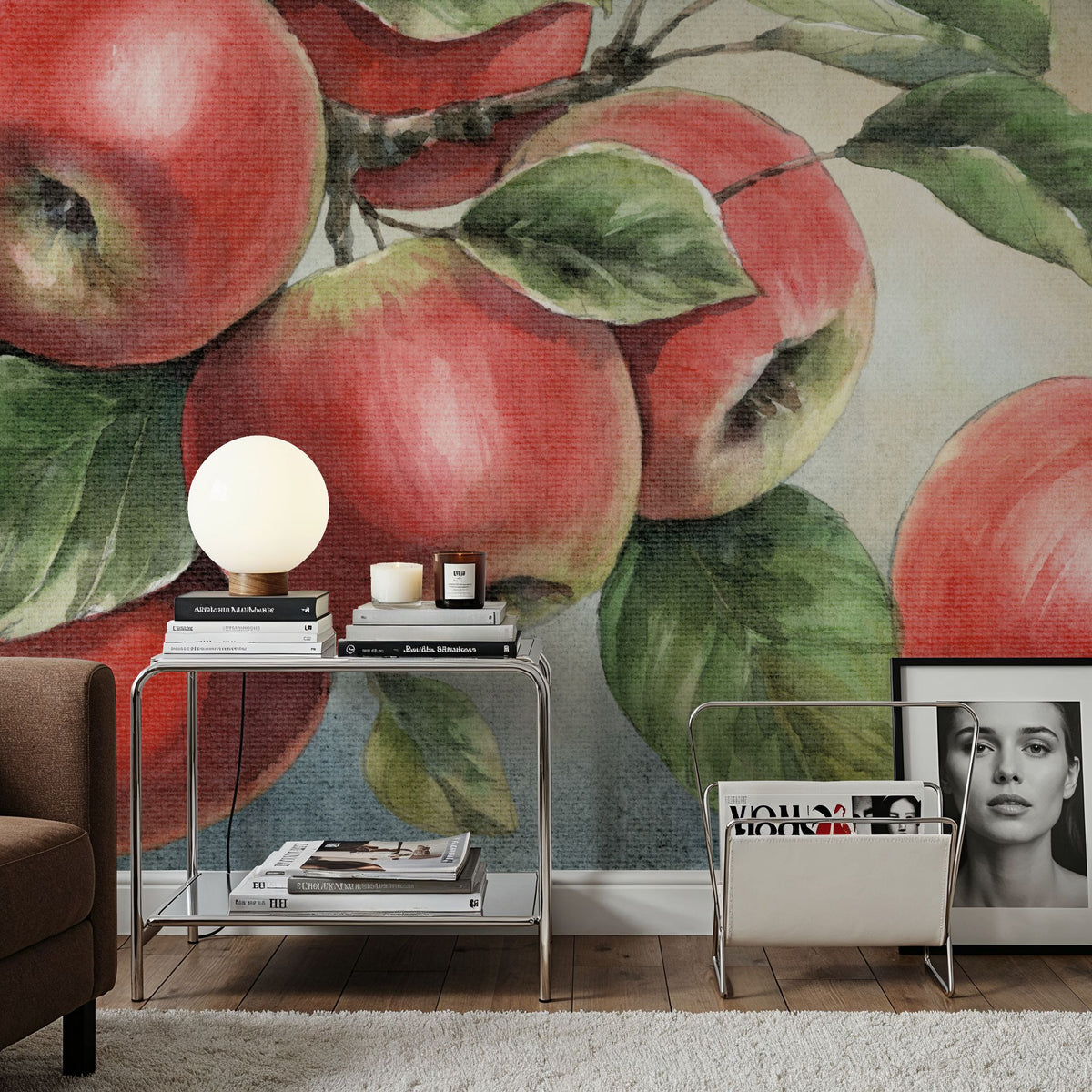 Wild Apples Mural Wallpaper - room preview 06
