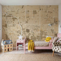 Spring Valley Ochre Mural Wallpaper - room preview 06