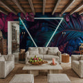Savage Jungle Sign Mural Wallpaper - room preview 06