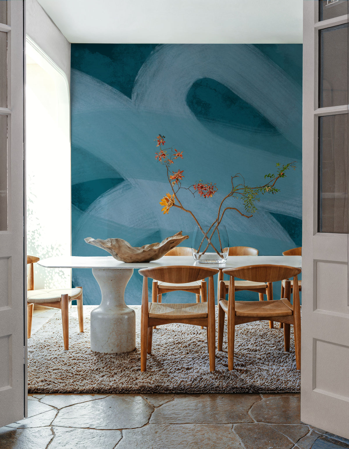 Modern Abstract 20 Mural Wallpaper - room preview 06