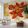 Jewel Flower VIII Mural Wallpaper - room preview 06