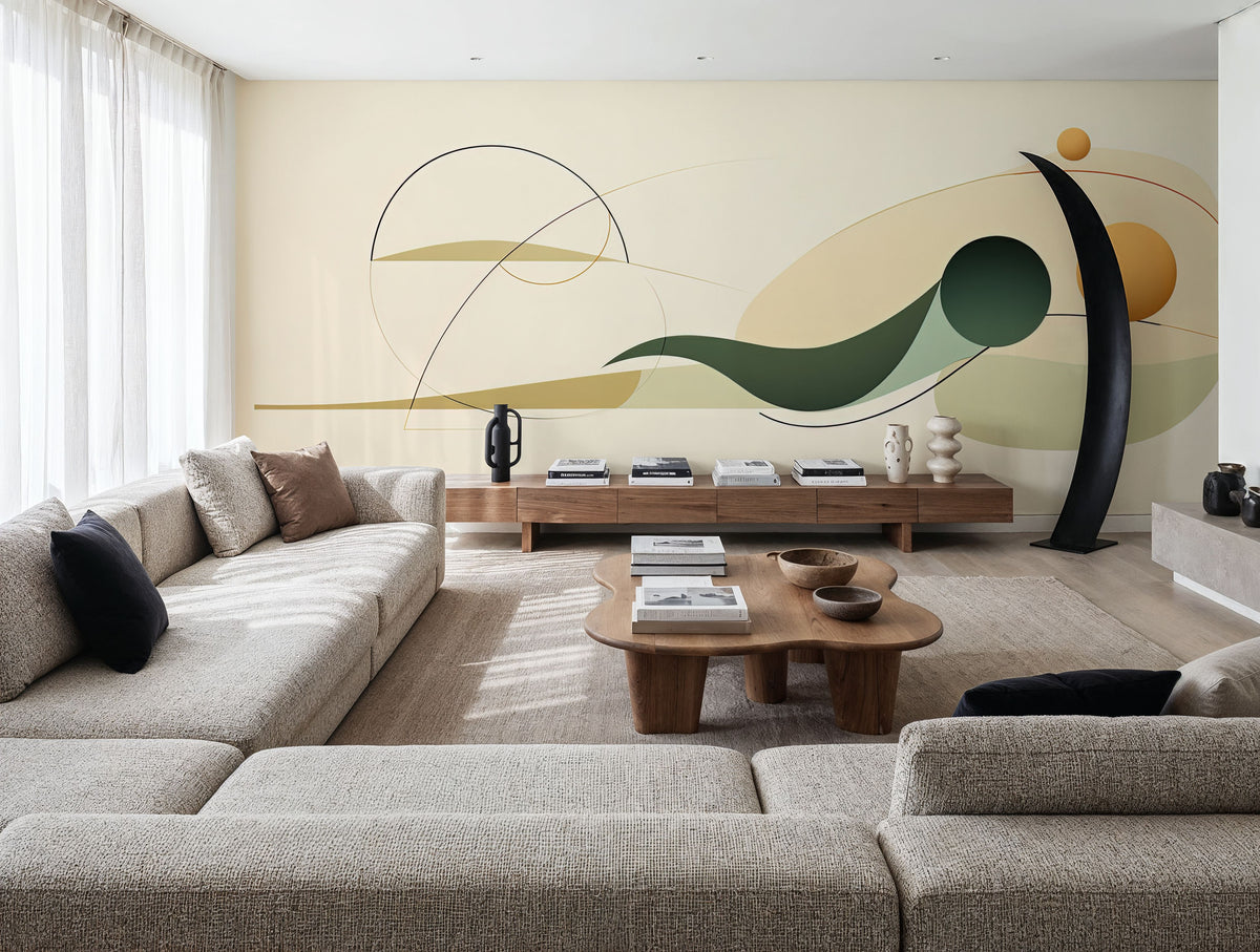 The Whale and I Mural Wallpaper - room preview 06