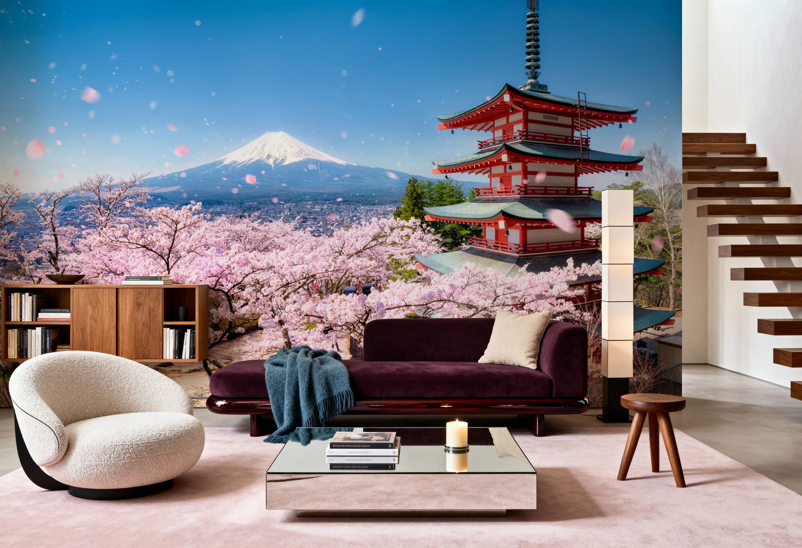 Chureito Pagoda Mural Wallpaper