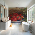 Plate of Strawberries Mural Wallpaper - room preview 06