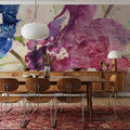 Fireworks Abstract Mural Wallpaper - Purple Tone - room preview 06