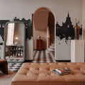 Maldon England Skyline Black & White Mural Wallpaper - room preview 06