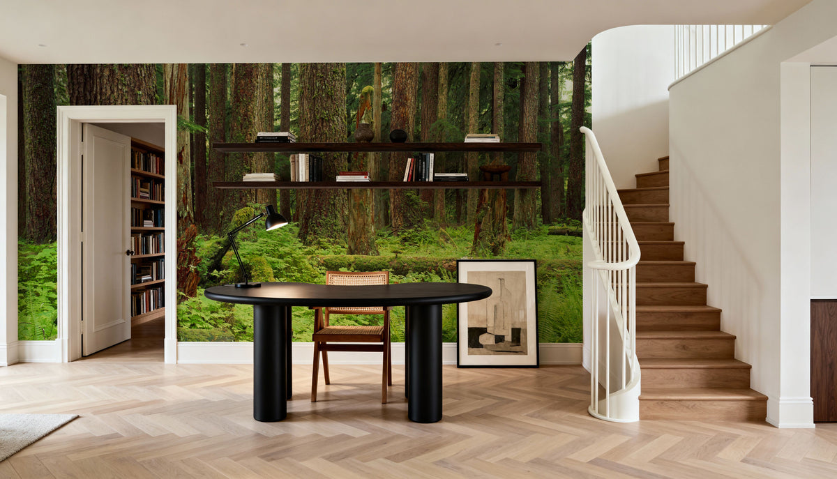 Forest Floor Mural Wallpaper - room preview 06