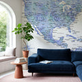 US Mexico Caribbean Map - Isidora Mural Wallpaper - room preview 06