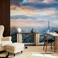 Paris in Winter Mural Wallpaper - room preview 06