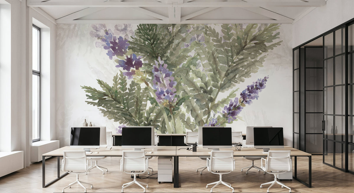 Fresh Lavender III Mural Wallpaper - room preview 06