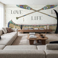 Lake Sketches III Color Mural Wallpaper - room preview 06
