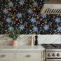 Floral Fireworks Mural Wallpaper - room preview 06