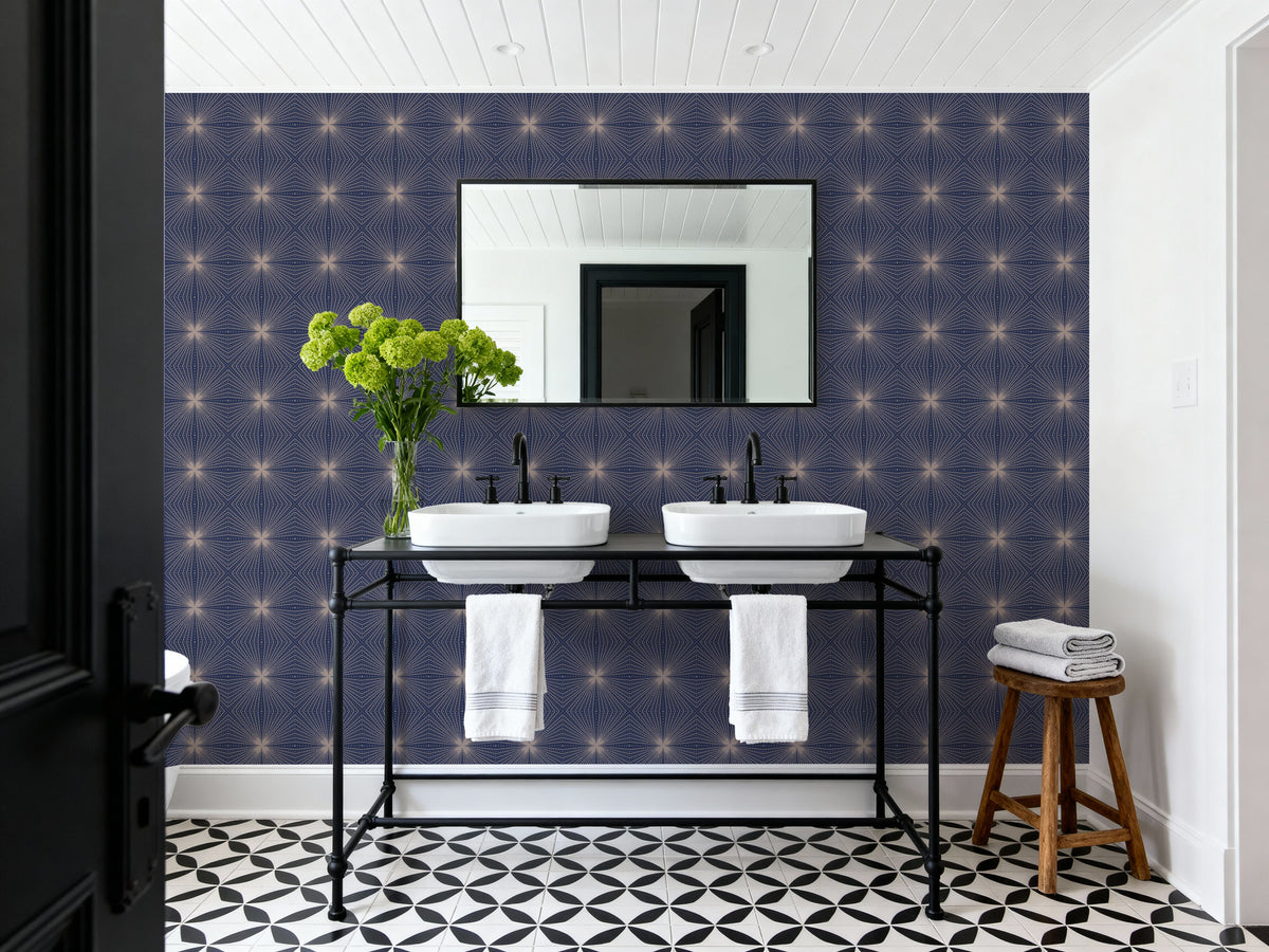 Magnetic Fields Mural Wallpaper - room preview 06