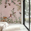 Fields of Birds and Flowers Mural Wallpaper - room preview 06