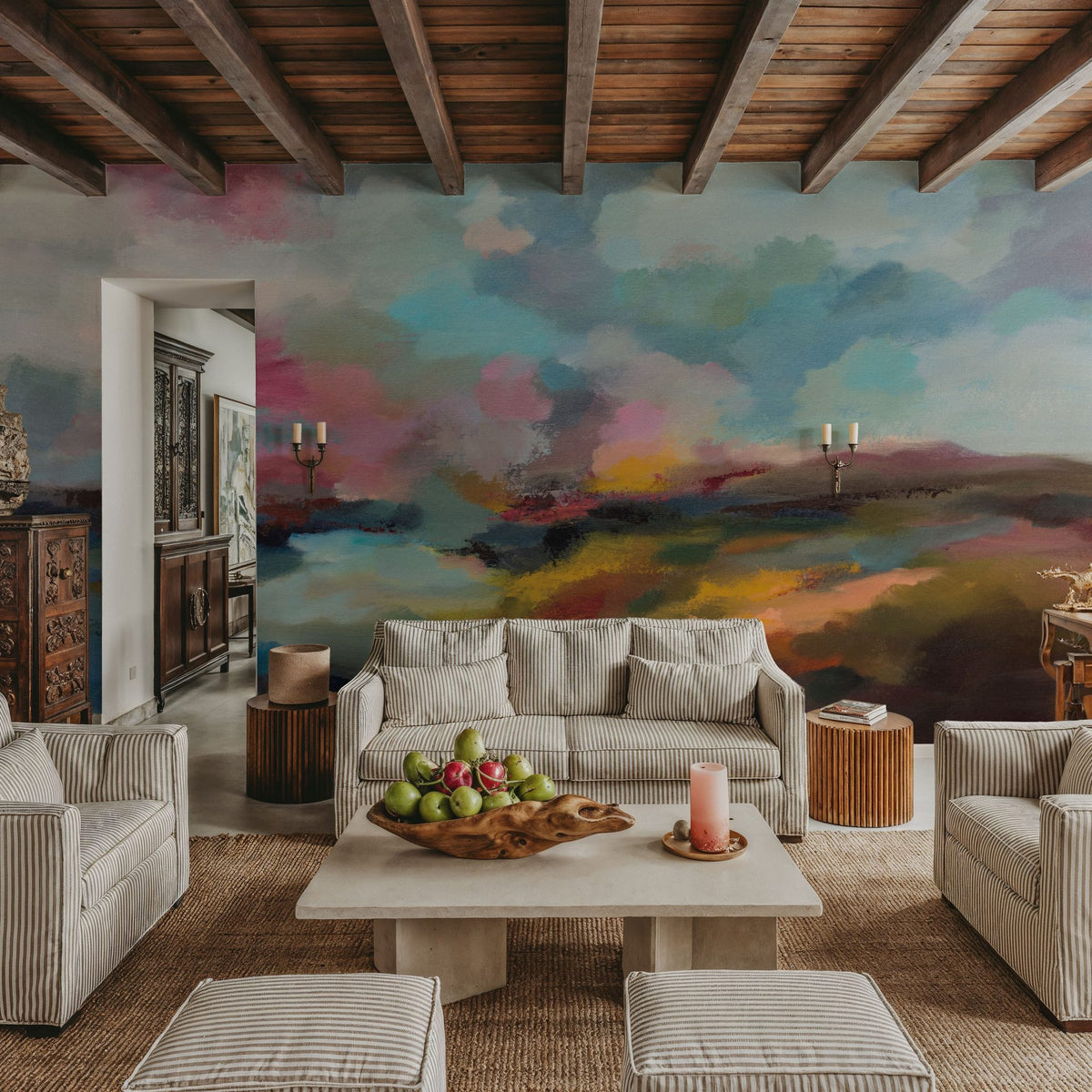 Colorful Sky Mural Wallpaper - room preview 06