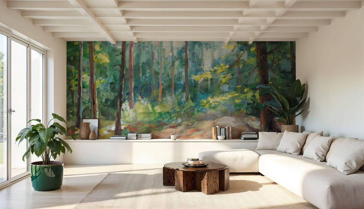Woodland Reverie Mural Wallpaper - room preview 06