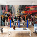 Hello Oxford Street Mural Wallpaper - room preview 06