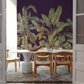 Madagascar Foliage, Plum Mural Wallpaper - room preview 06