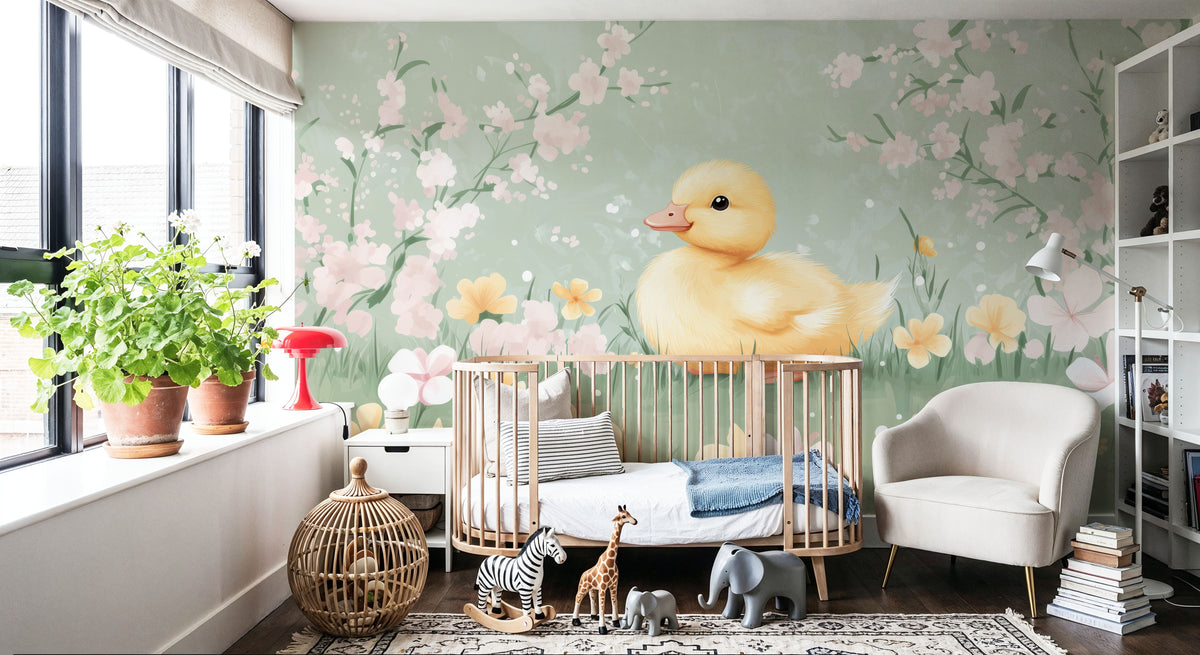 Dear Duckling Mural Wallpaper - room preview 06