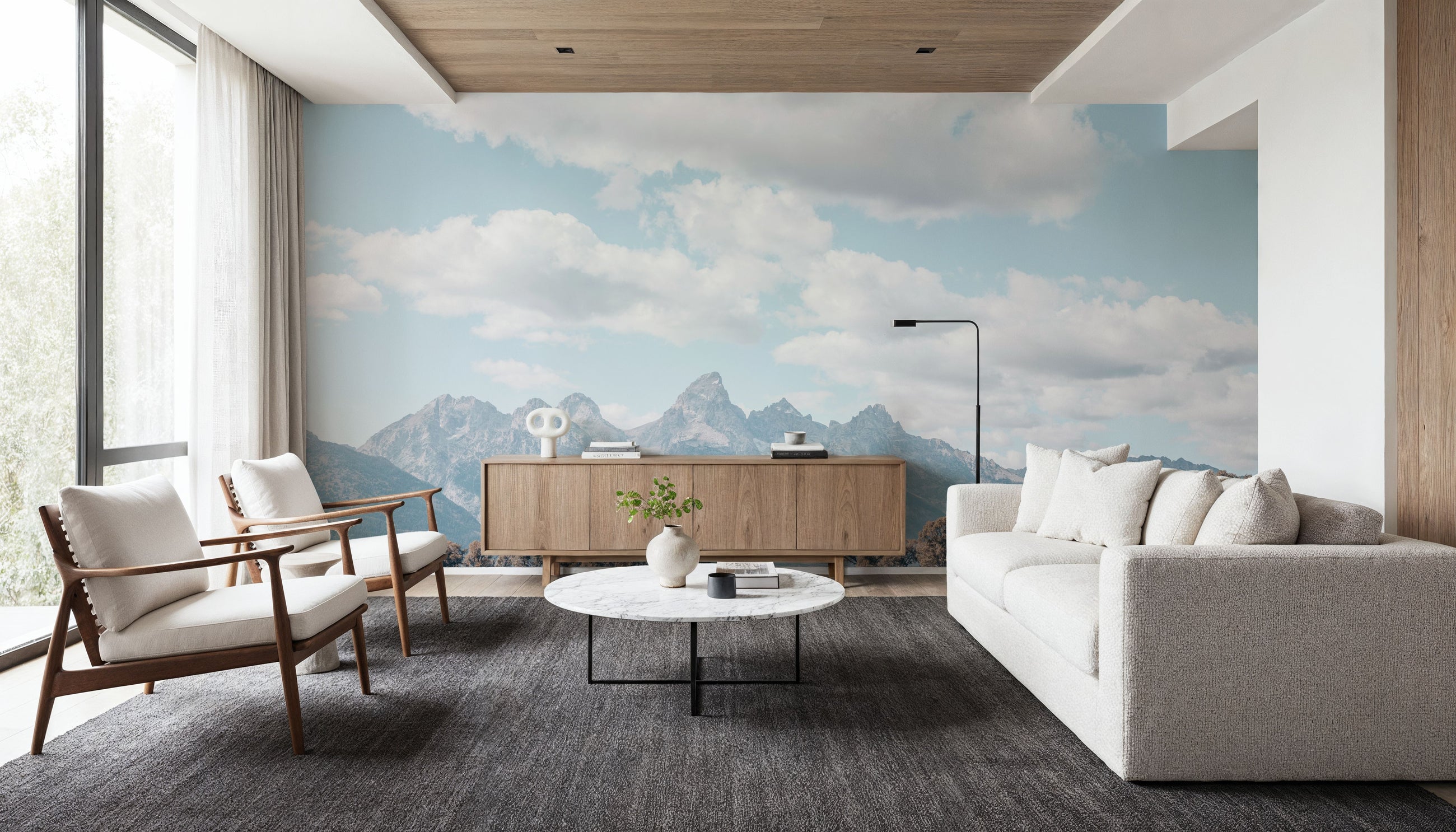 Historic Row IV Mural Wallpaper