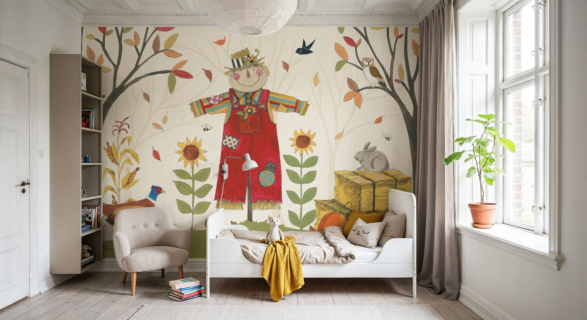 Woodland Harvest I Mural Wallpaper - room preview 06