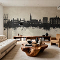 Felixstowe England Skyline Concrete Mural Wallpaper - room preview 06