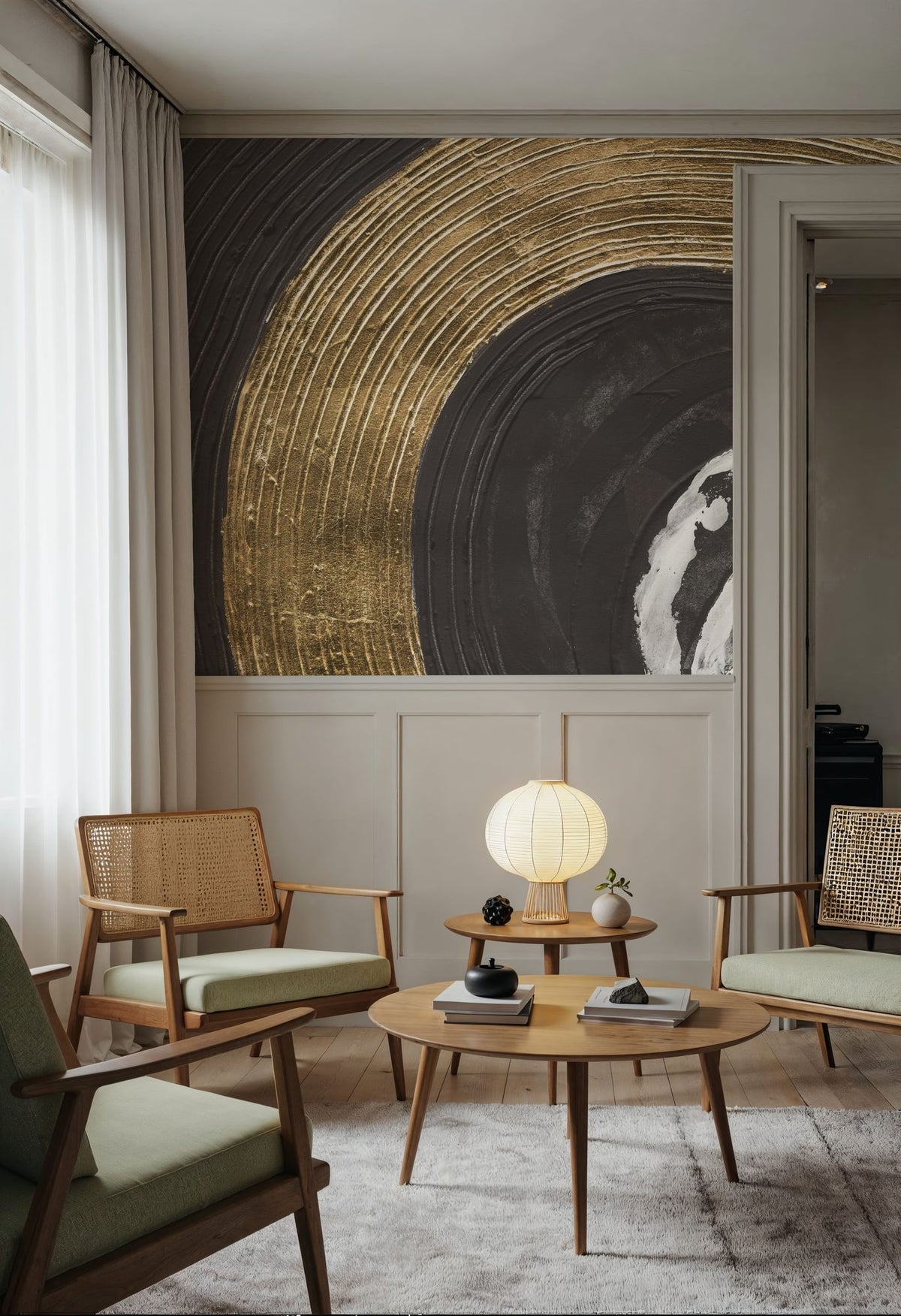 Urban Rainbow Mural Wallpaper - room preview 06