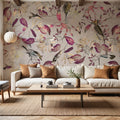Tescoma Birds of Beauty Mural Wallpaper - Red Tone - room preview 06