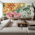 Amber Blossoms I Mural Wallpaper - room preview 06