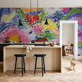 Gathering of Flowers Mural Wallpaper - room preview 06