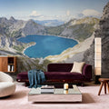 Lake in the Alps Mural Wallpaper - room preview 06
