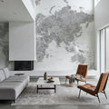 World Map Cities - Jimmy Mural Wallpaper - room preview 06