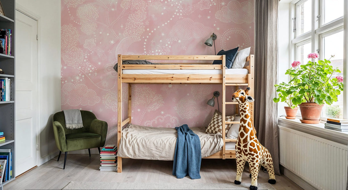 Moonlit Sky, Ballet Slippers Mural Wallpaper - room preview 06