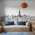 Paris Skyline III Mural Wallpaper - room preview 06