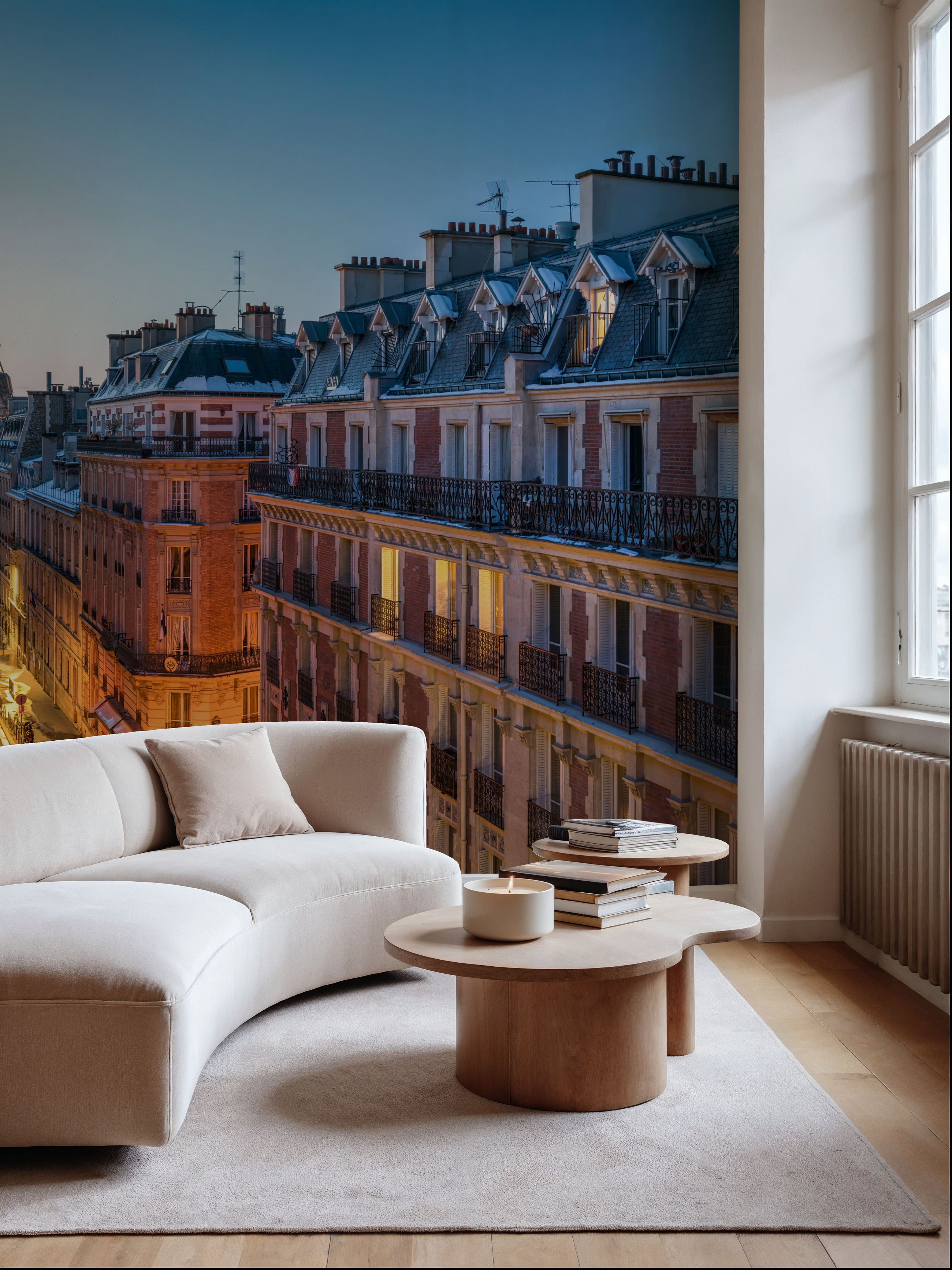 Waking Up in Paris Mural Wallpaper