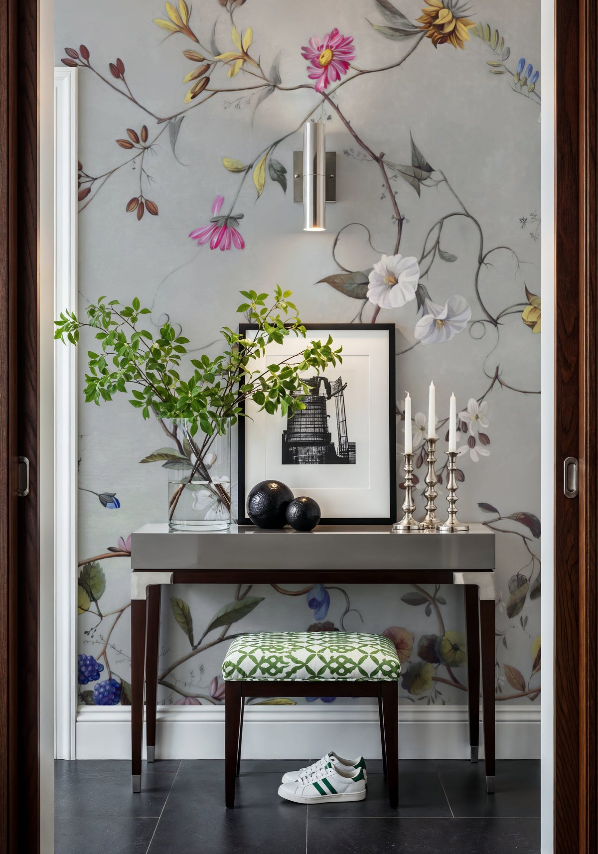 Floral Heaven, Vibrant Mural Wallpaper - room preview 06