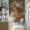 Bouquet of Hydrangeas Mural Wallpaper - room preview 06