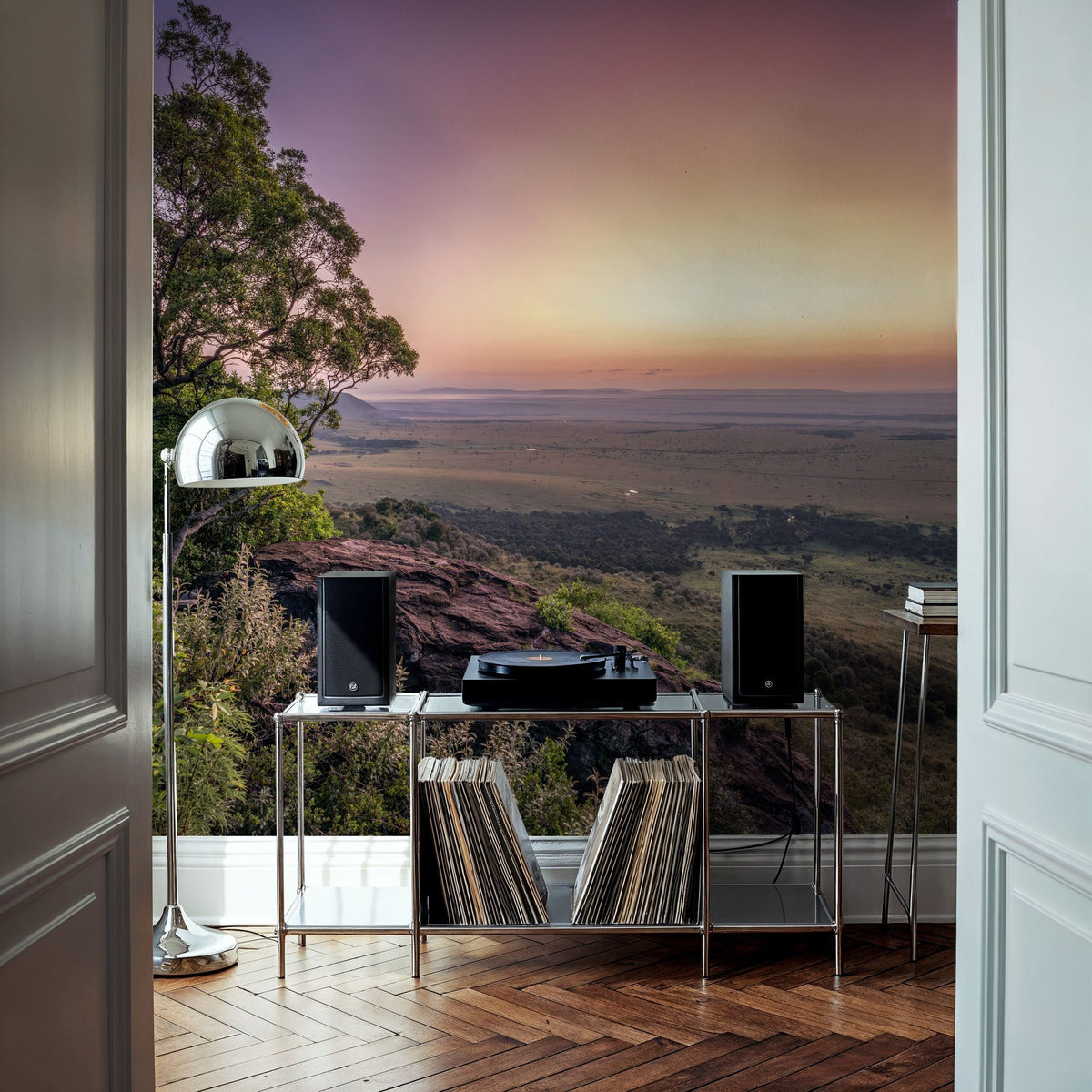 Savannah Sunrise Mural Wallpaper - room preview 06