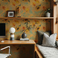 Fall Harvest Yellow Mural Wallpaper - room preview 06